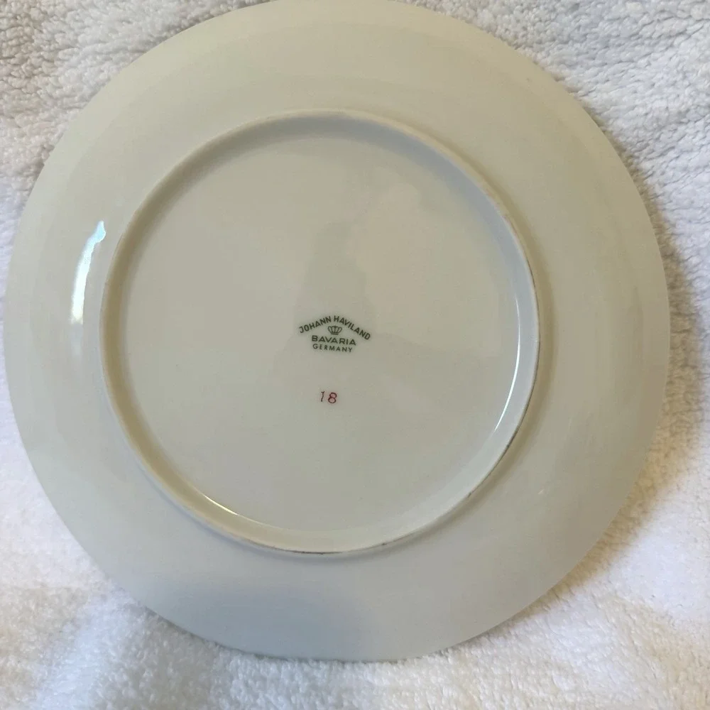 Vintage Set Of 2 Johann Haviland Fruit Salad Plates